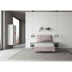 Letto una piazza e mezza rivestito in Microfibra con cuscini xl – ANTEA LARGE