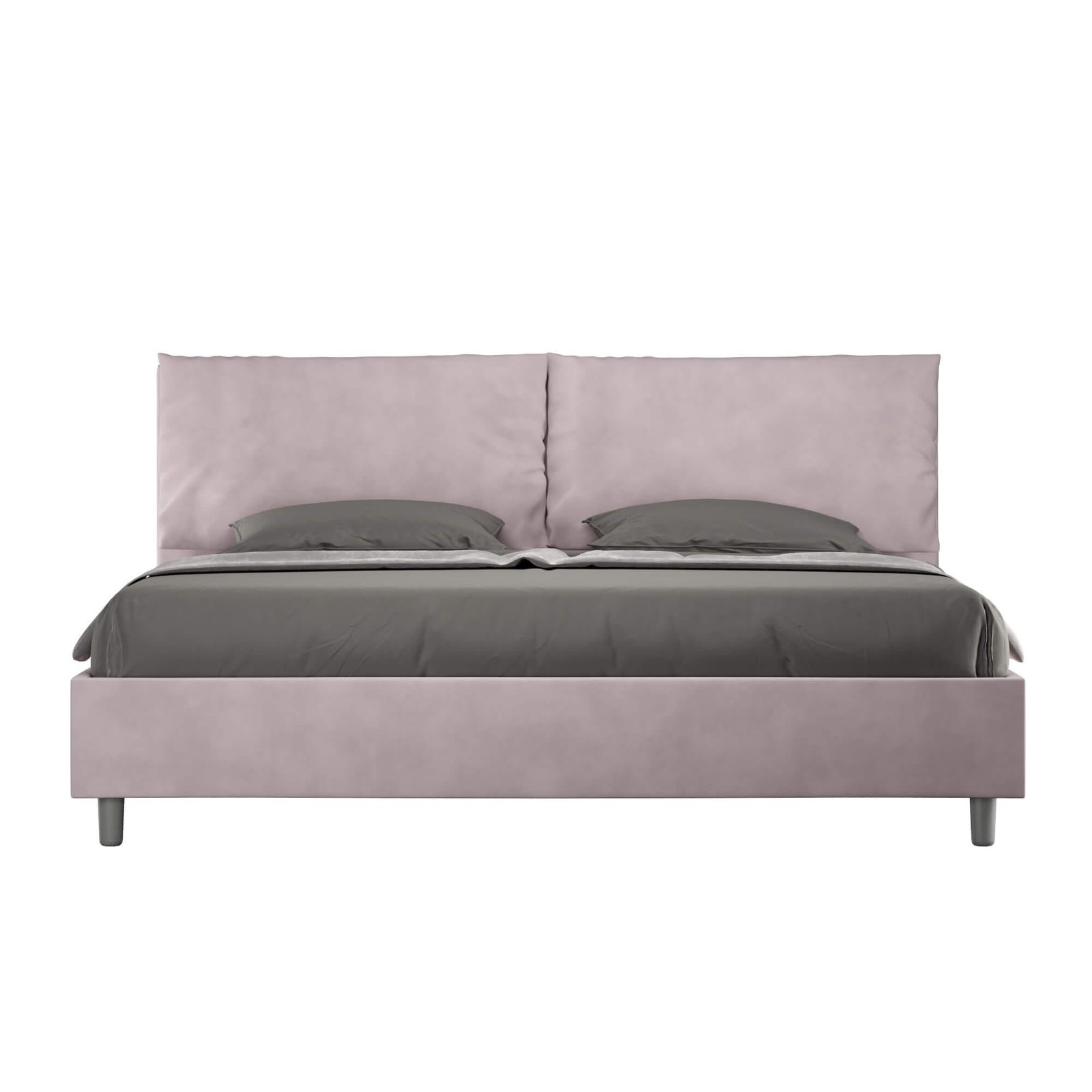 Letto Matrimoniale King size rivestito in Microfibra – ANTEA
