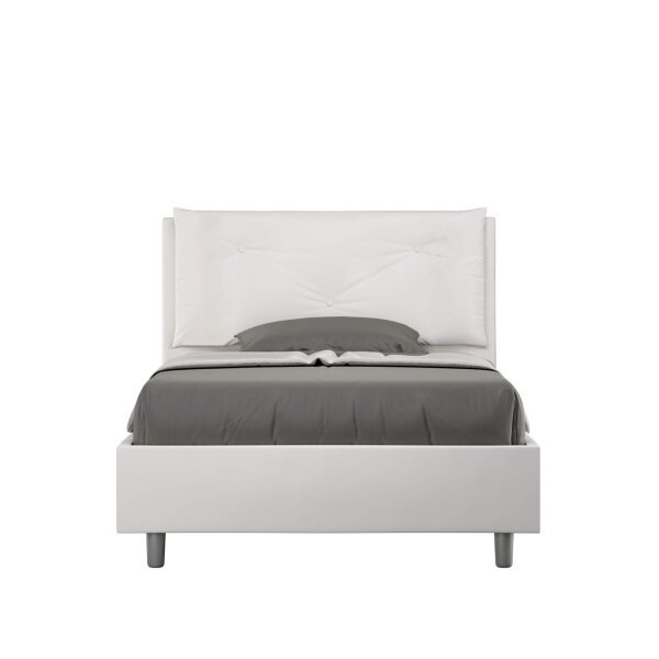 Letto una piazza e mezza rivestito in Similpelle con cuscini xl – APPIA LARGE