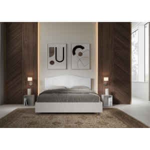 Letto Matrimoniale rivestito in Similpelle – GRACE