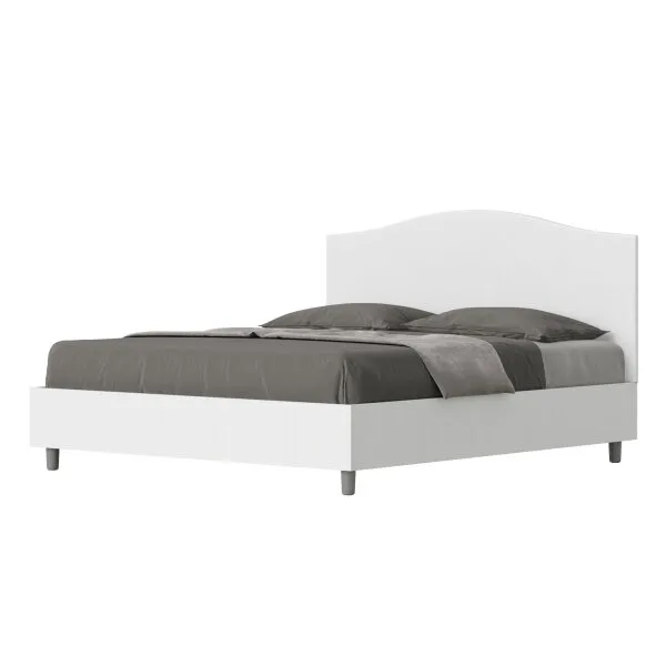 Letto Matrimoniale rivestito in Similpelle – GRACE