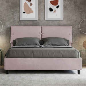 Letto Matrimoniale rivestito in Microfibra – SLEEPER