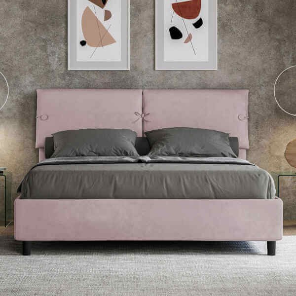 Letto Matrimoniale rivestito in Microfibra – SLEEPER