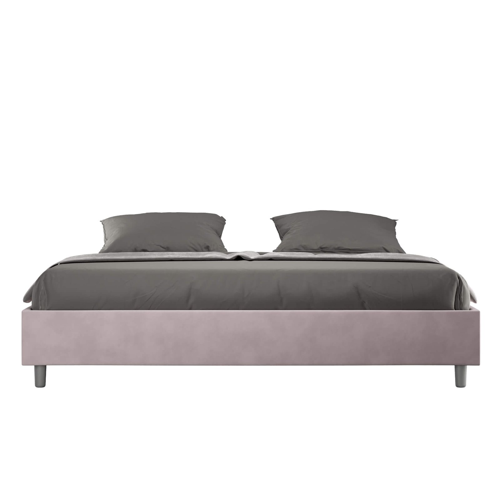 Letto Matrimoniale King size rivestito in Microfibra – AZELIA
