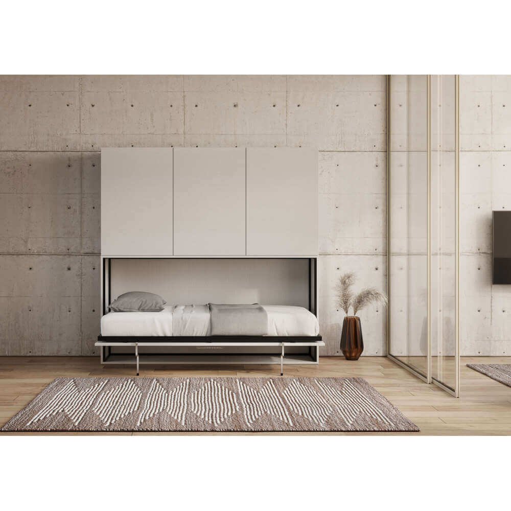 Letto a scomparsa singolo orizzontale composizione D – KANDO