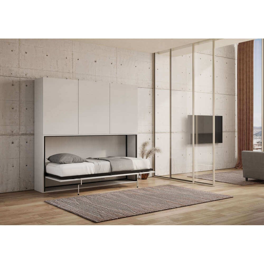 Letto a scomparsa singolo orizzontale composizione D – KANDO