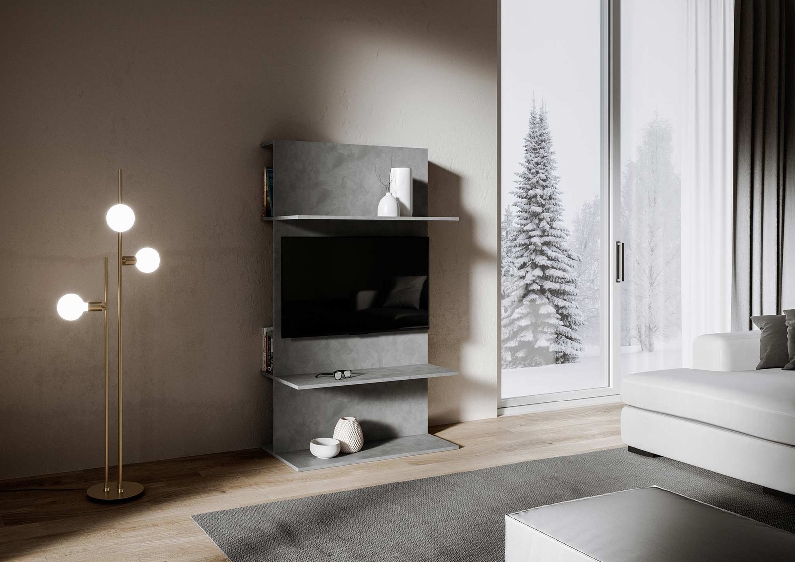 Porta TV moderno – LOKI