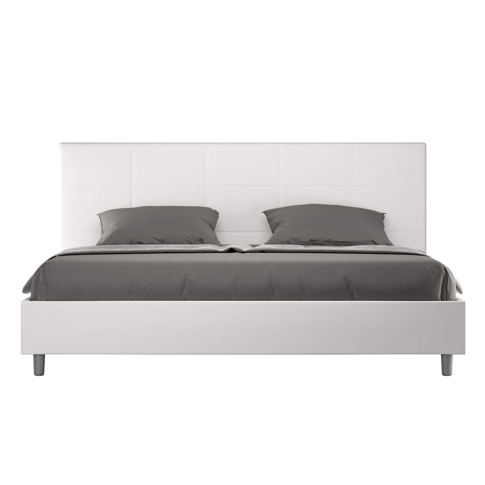 Letto Matrimoniale King size rivestito in Similpelle – MIKA