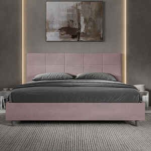 Letto Matrimoniale King size rivestito in Microfibra – MIKA