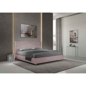 Letto Matrimoniale King size rivestito in Microfibra – MIKA