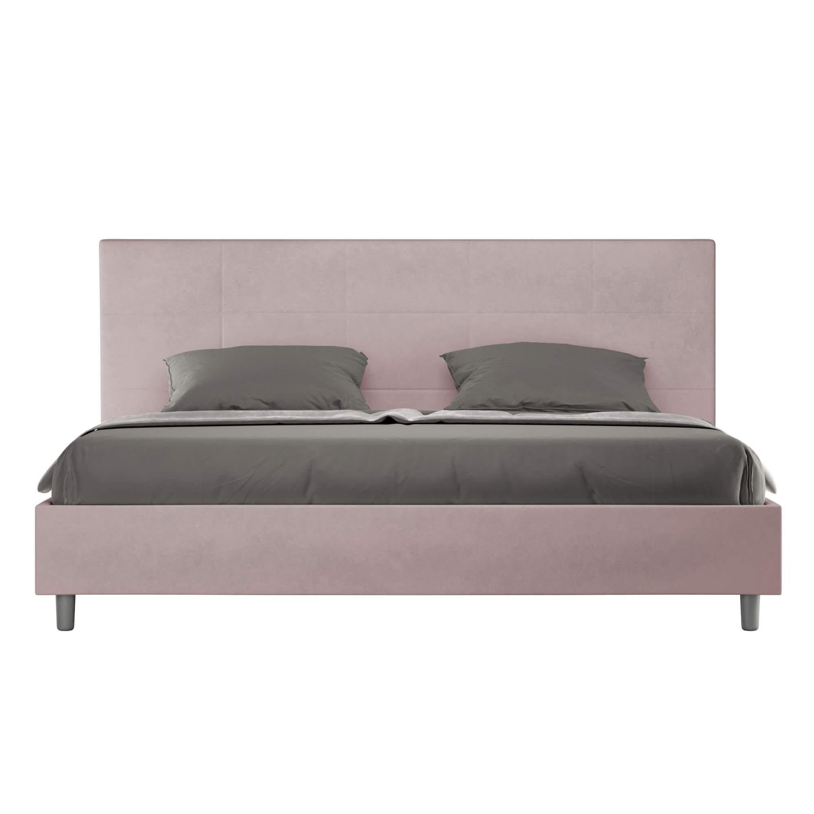 Letto Matrimoniale King size rivestito in Microfibra – MIKA