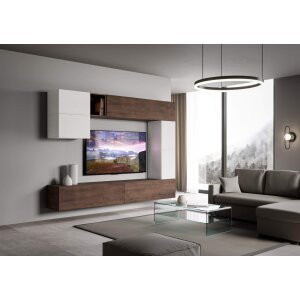 Parete Attrezzata A15 L.268 H.200 P.39,2 – ISOKA