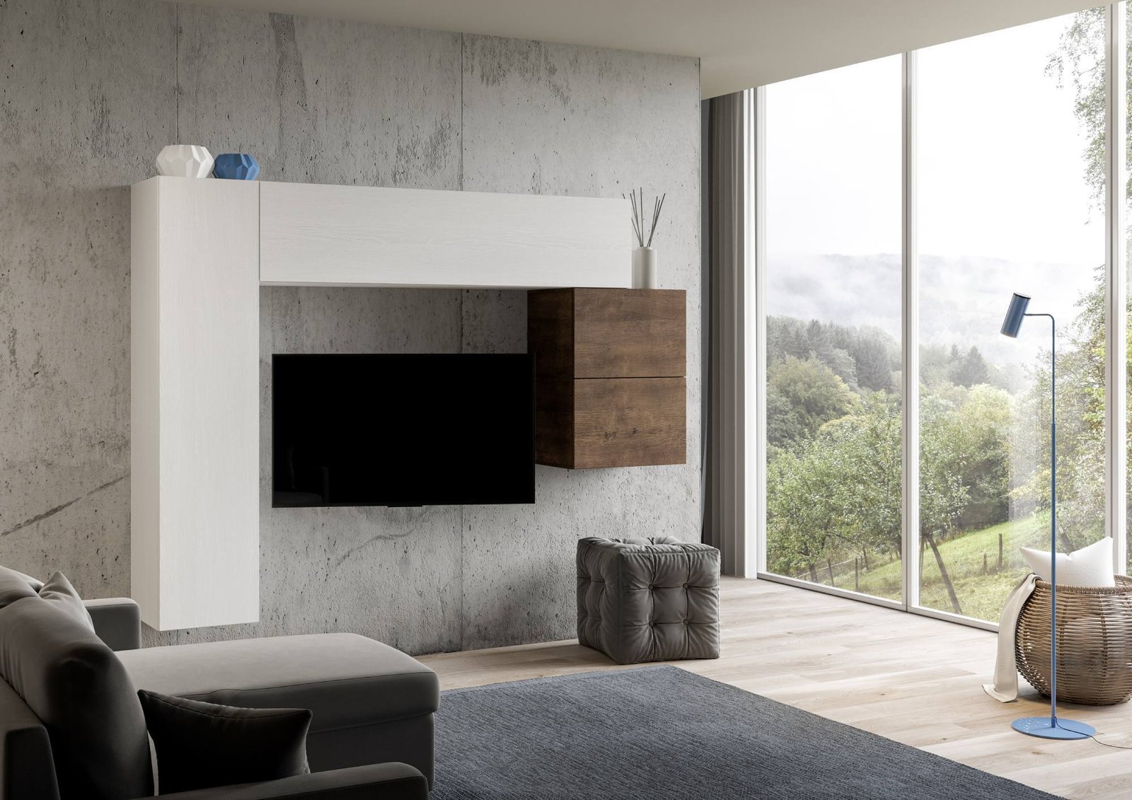 Parete Attrezzata A25 L.204 H.173,6 P.39,2 – ISOKA