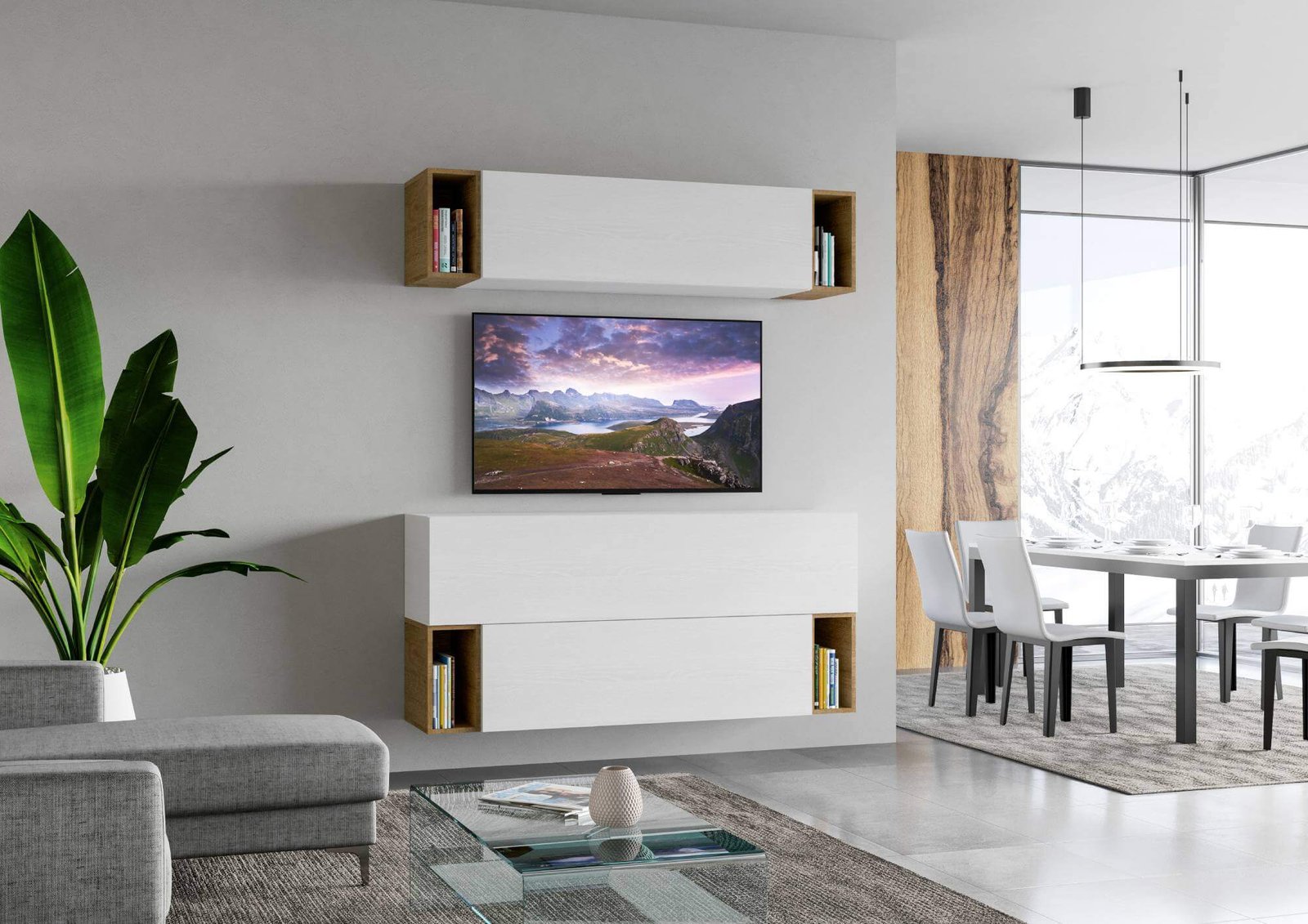 Parete Attrezzata A29 L.173,6 P.39,2 – ISOKA