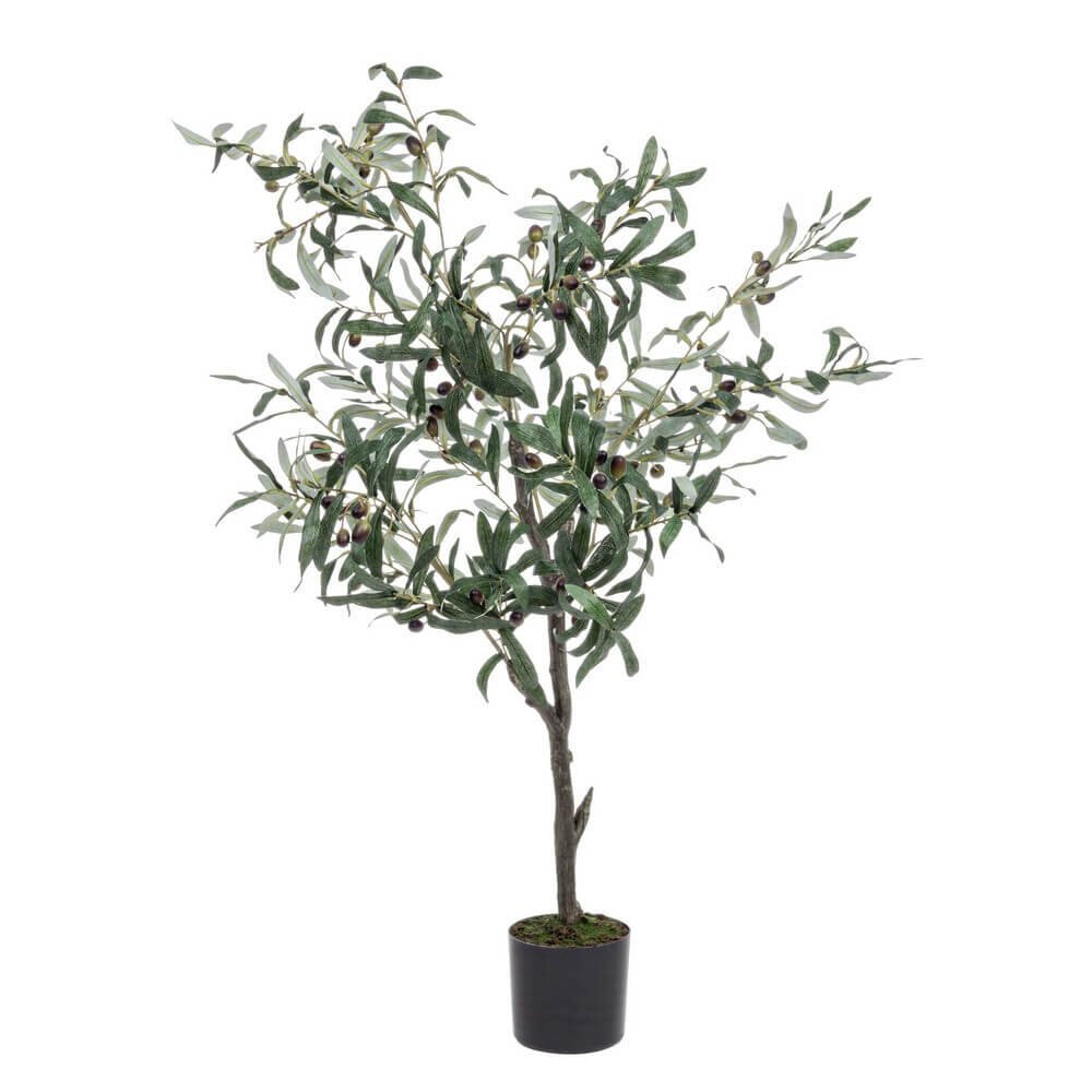 Pianta con Vaso Foglie H120 (2 Pezzi) – ESSENZIALE