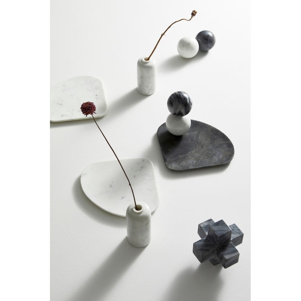Decorazione Croce Marmo Bianca (2 Pezzi) – PABLO