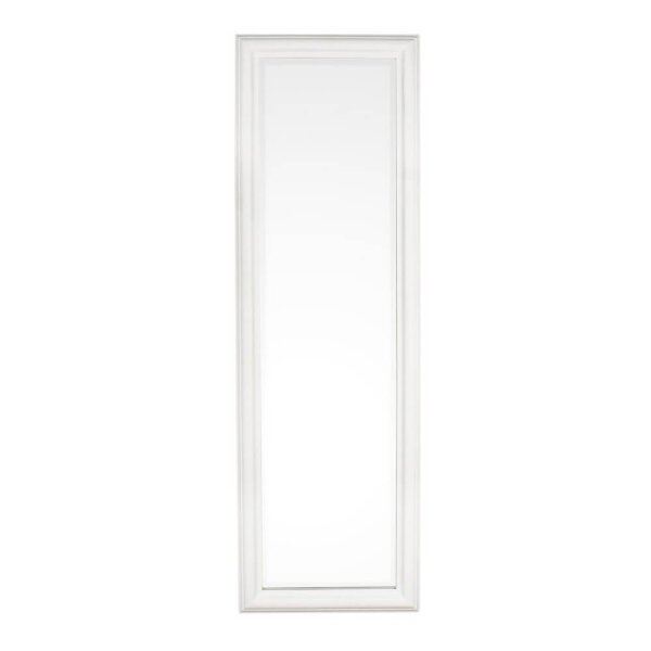 Specchio con cornice 42X132 - ALLIN - Bianco