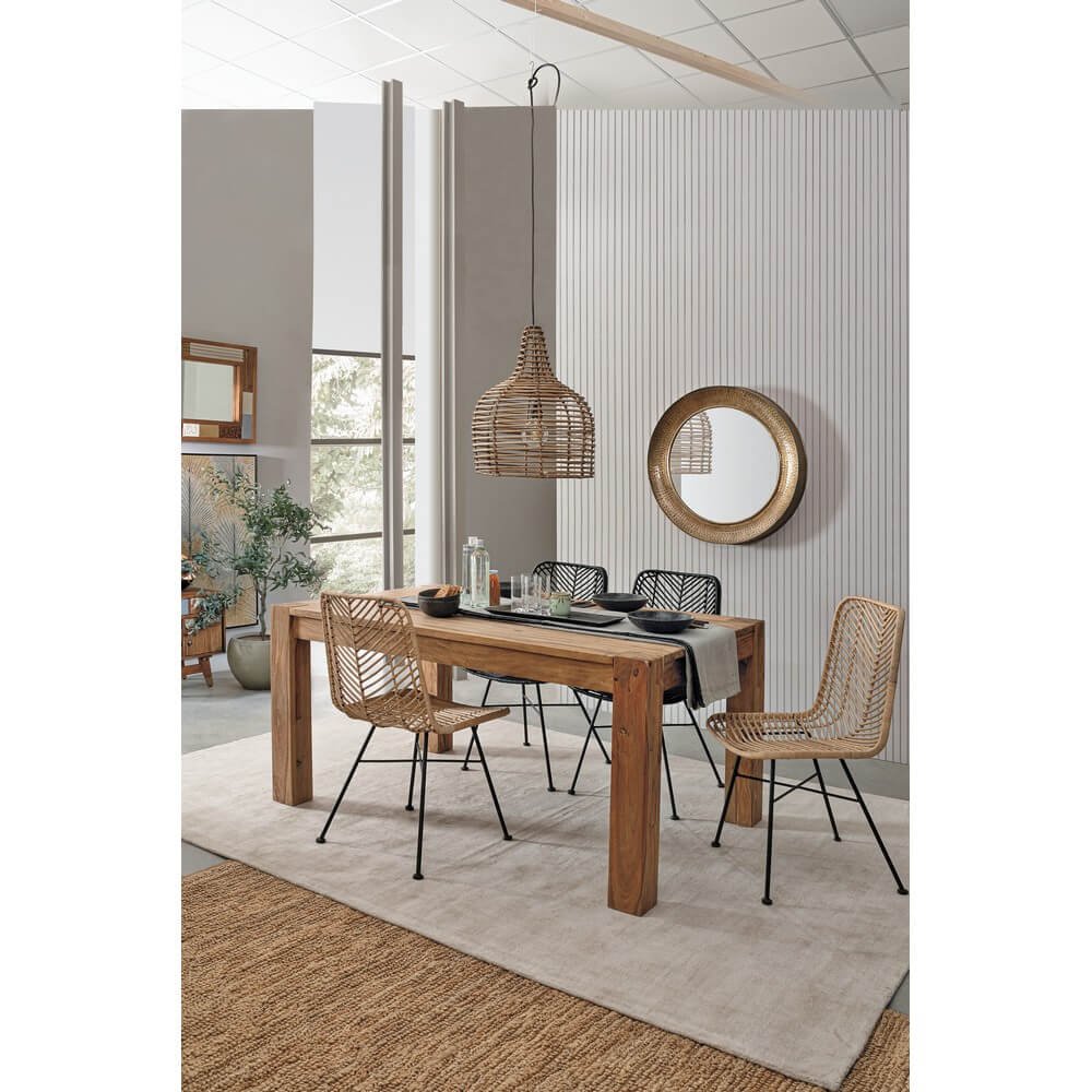 Sedia intrecciatta in rattan (2 Pezzi) – LORE