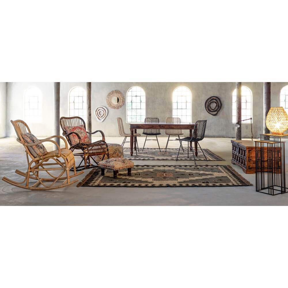 Sedia intrecciatta in rattan (2 Pezzi) – LORE