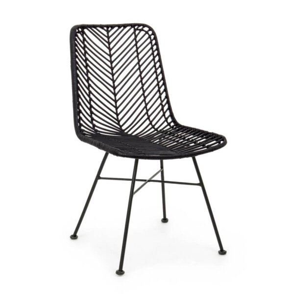 Sedia intrecciatta in rattan (2 Pezzi) – LORE