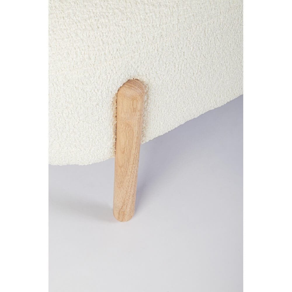 Panca stile scandinavo effetto bouclè – SIENNA