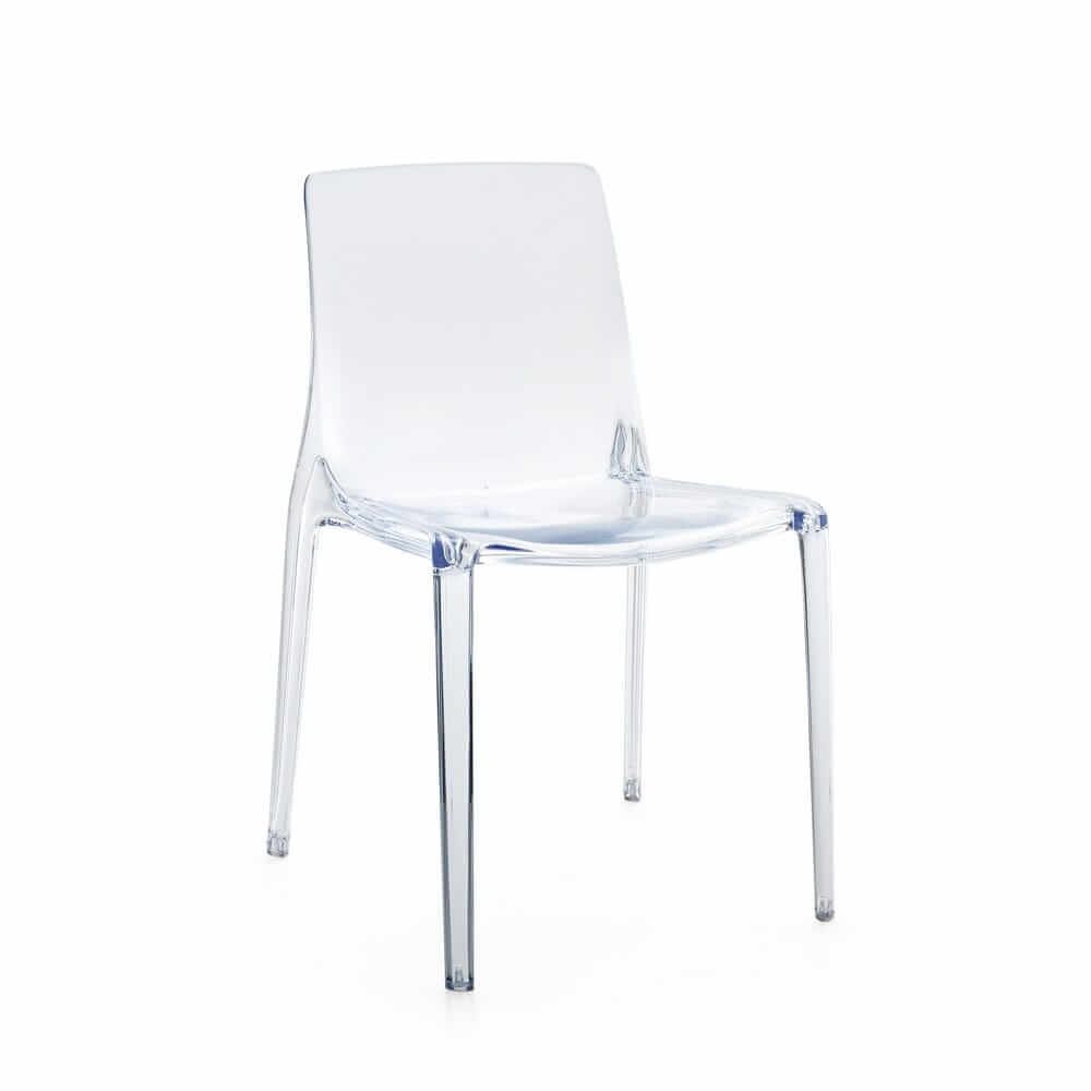 Sedia trasparente in policarbonato (4 pezzi) – OLIVIA