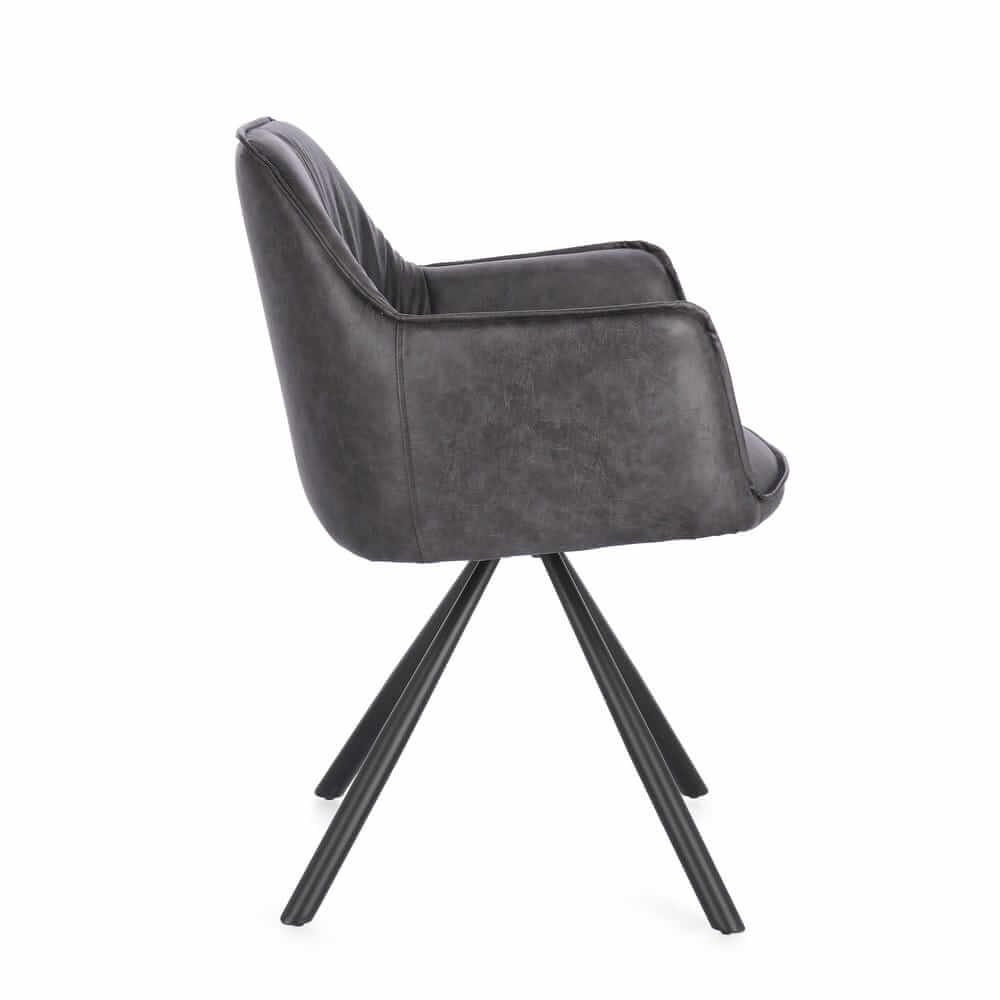 Sedia con braccioli girevole (2 pezzi) – LAVELLE
