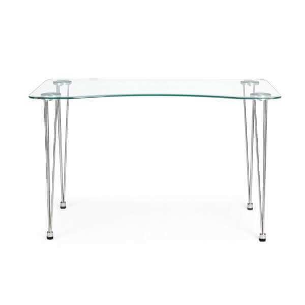 Scrivania con piano in vetro 120X60 – RADIANCE