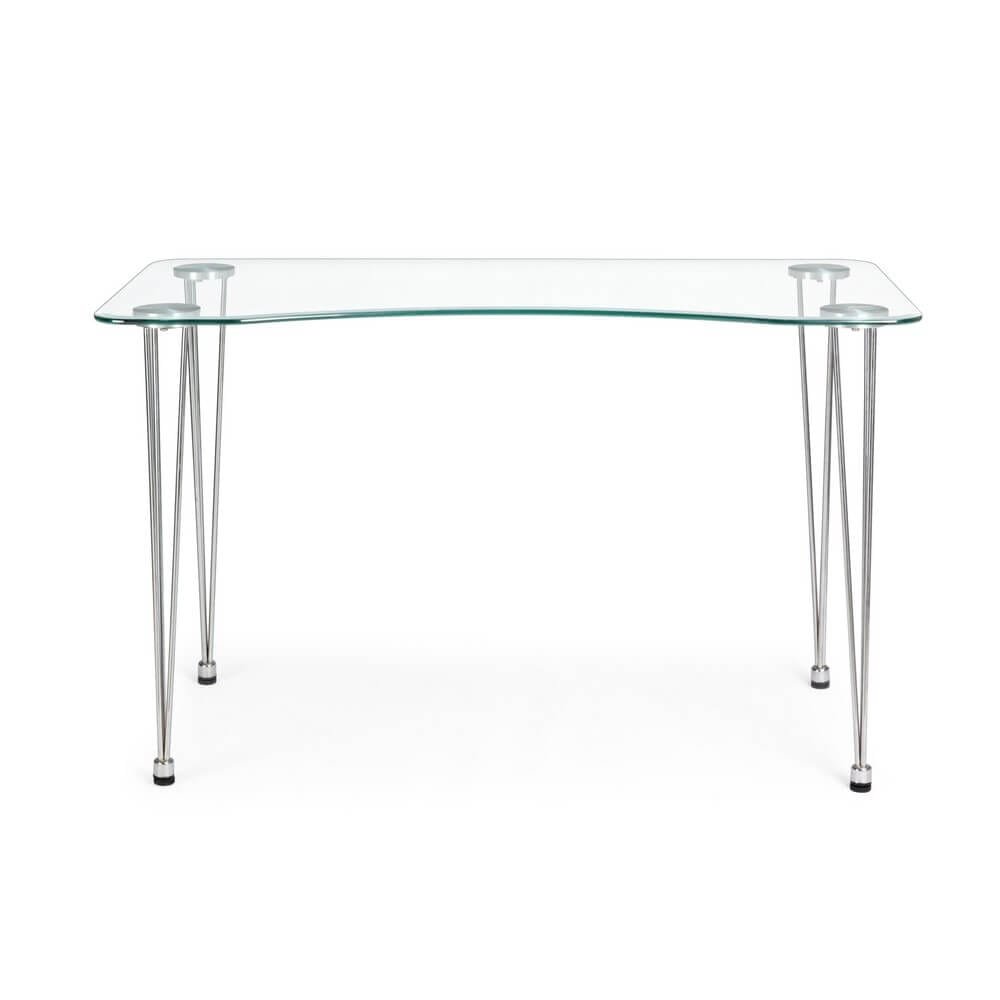 Scrivania con piano in vetro 120X60 – RADIANCE