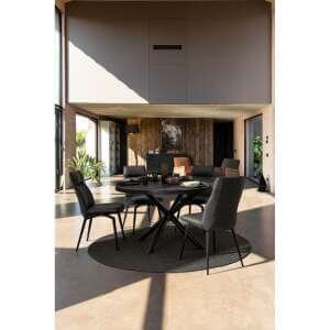 Sedia in Ecopelle moderna (2 Pezzi) – MILES