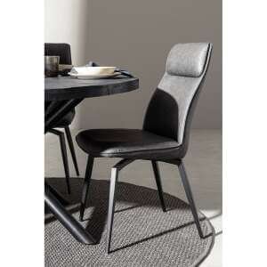 Sedia in Ecopelle moderna (2 Pezzi) – MILES