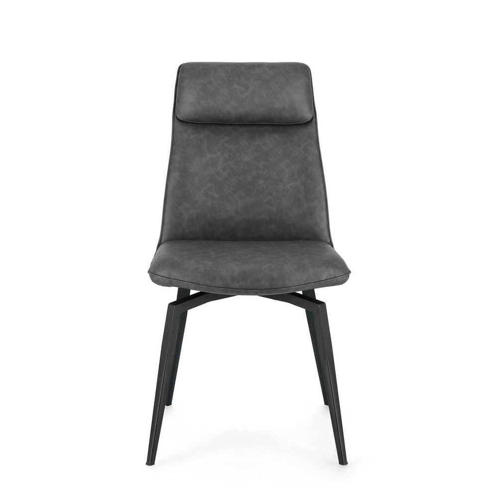 Sedia in Ecopelle moderna (2 Pezzi) – MILES