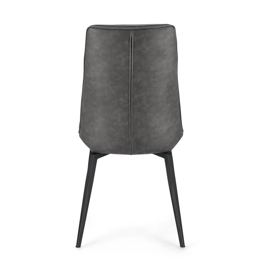 Sedia in Ecopelle moderna (2 Pezzi) – MILES
