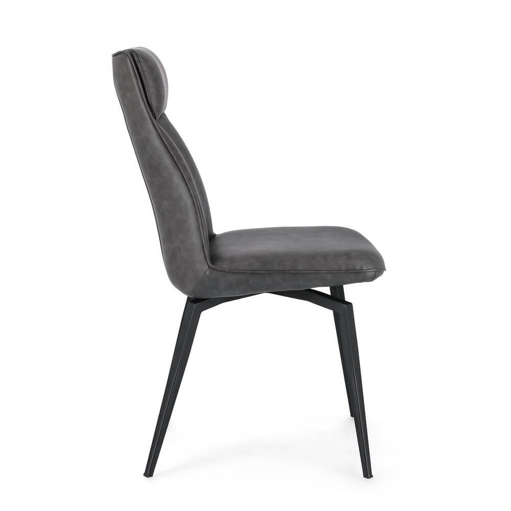 Sedia in Ecopelle moderna (2 Pezzi) – MILES