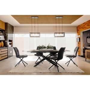 Sedia in Ecopelle moderna (2 Pezzi) – SOPHIA
