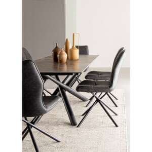 Sedia in Ecopelle moderna (2 Pezzi) – SOPHIA