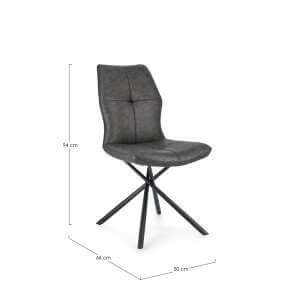 Sedia in Ecopelle moderna (2 Pezzi) – SOPHIA