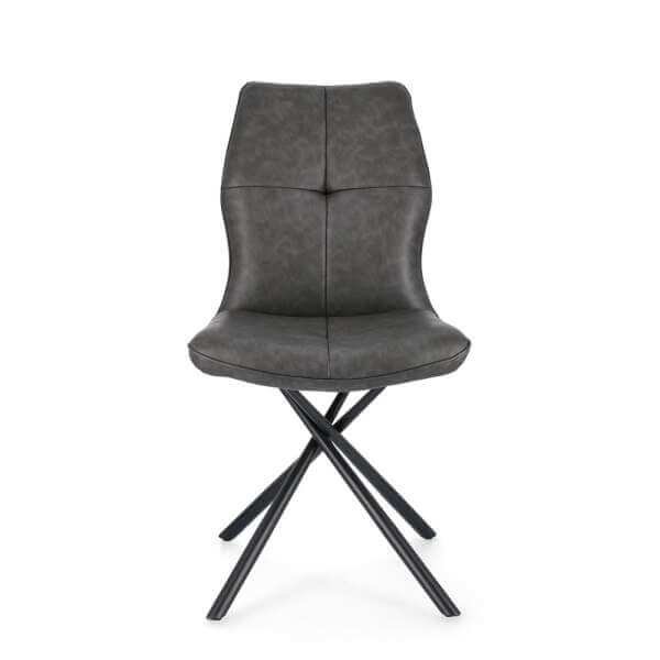 Sedia in Ecopelle moderna (2 Pezzi) – SOPHIA