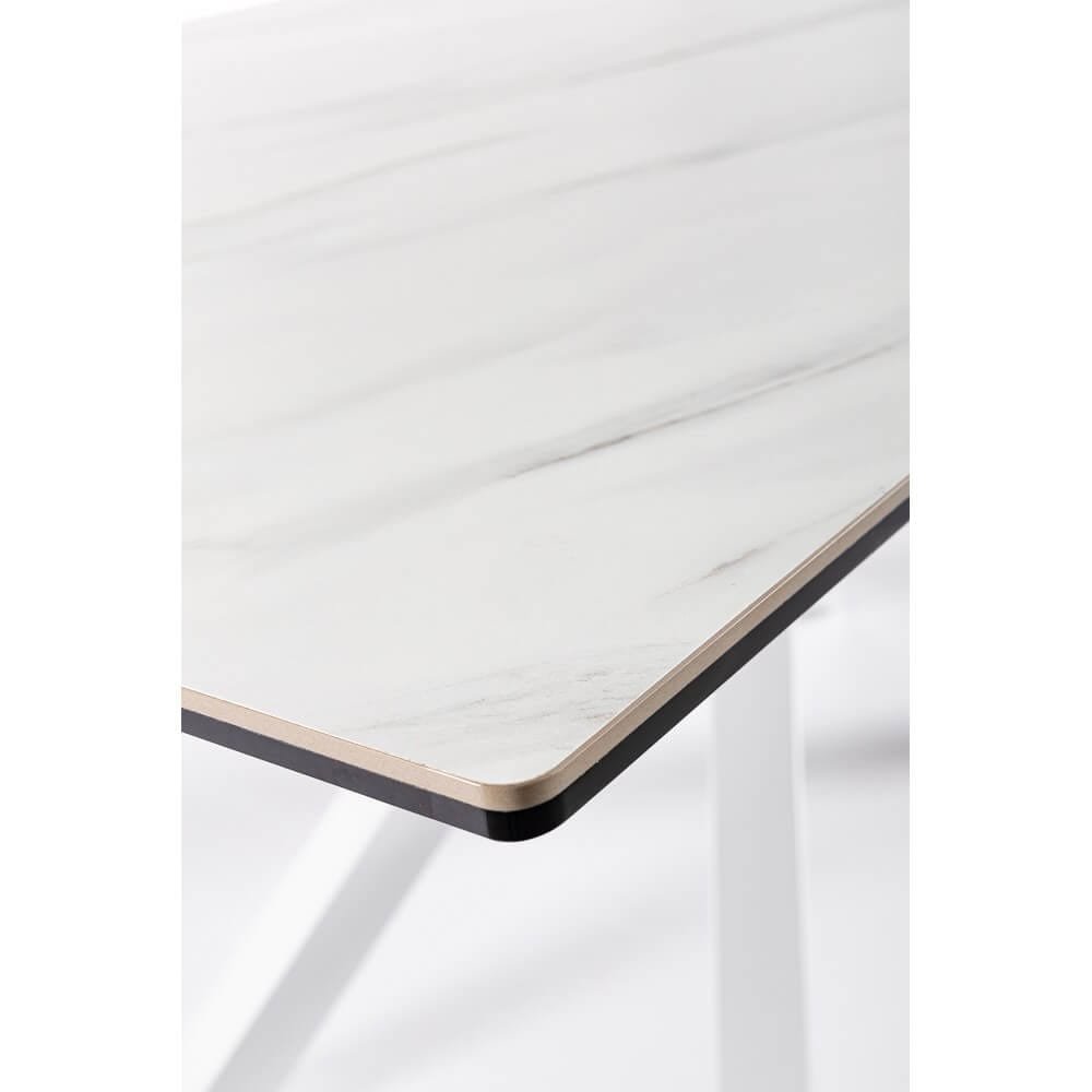 Tavolo da pranzo piano in ceramica e vetro 180X90 – PHOENIX