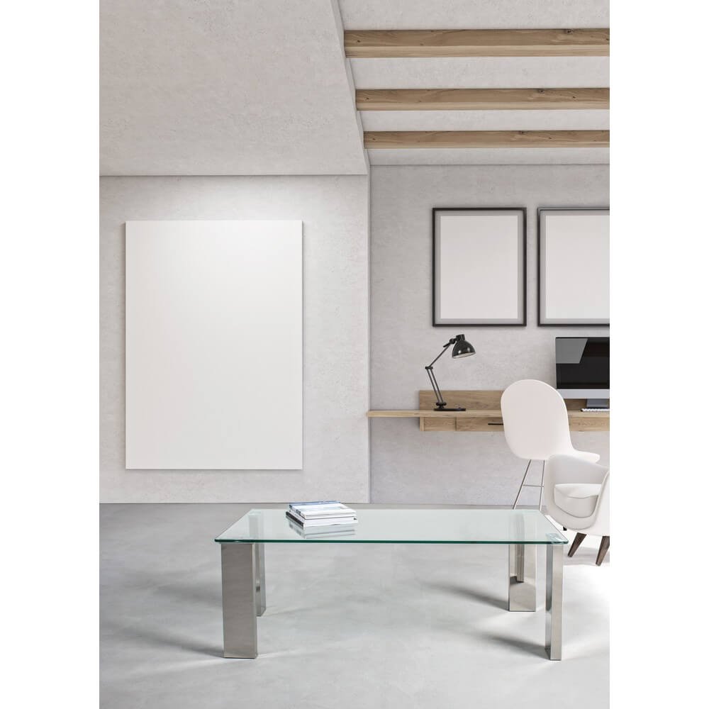 Tavolino moderno con piano in vetro 120X60 – FELIX