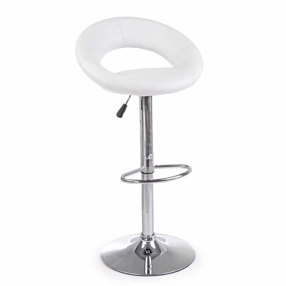 Sgabello bar bianco (2 pezzi) – SIERRA