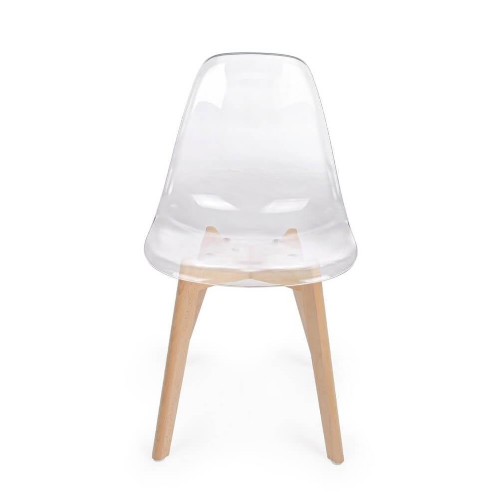Sedia scandinava Trasparente (4 Pezzi) – TALIA