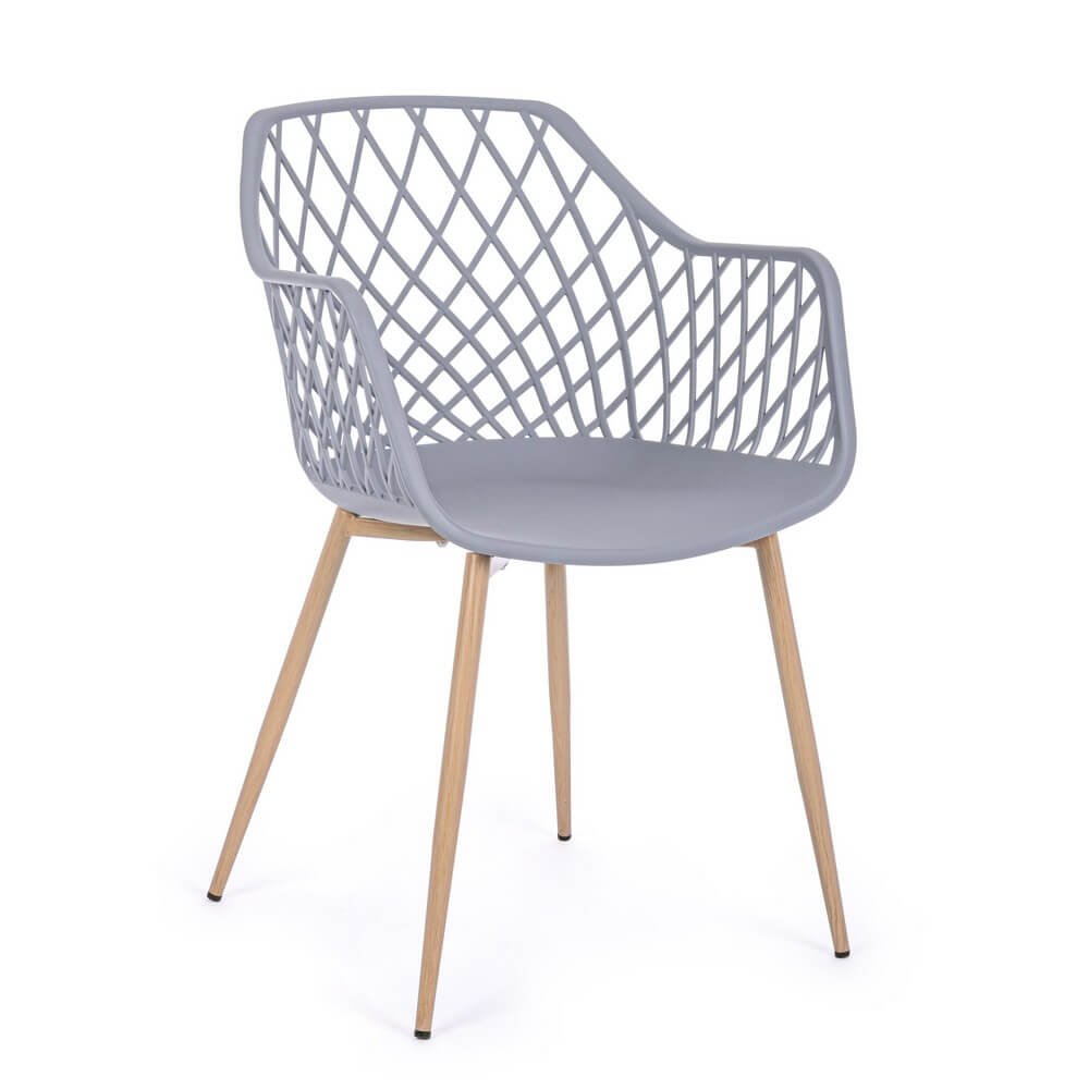 Sedia scandinava con braccioli (4 Pezzi) – EMMETT