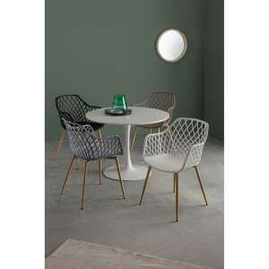 Sedia scandinava con braccioli (4 Pezzi) – EMMETT