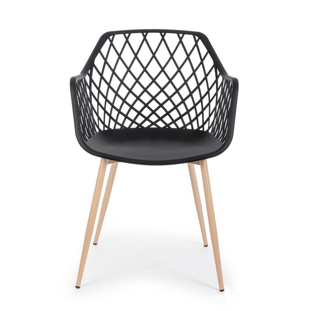 Sedia scandinava con braccioli (4 Pezzi) – EMMETT