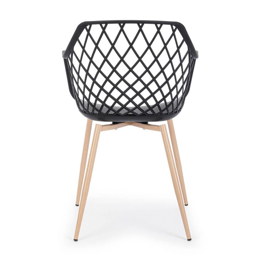 Sedia scandinava con braccioli (4 Pezzi) – EMMETT