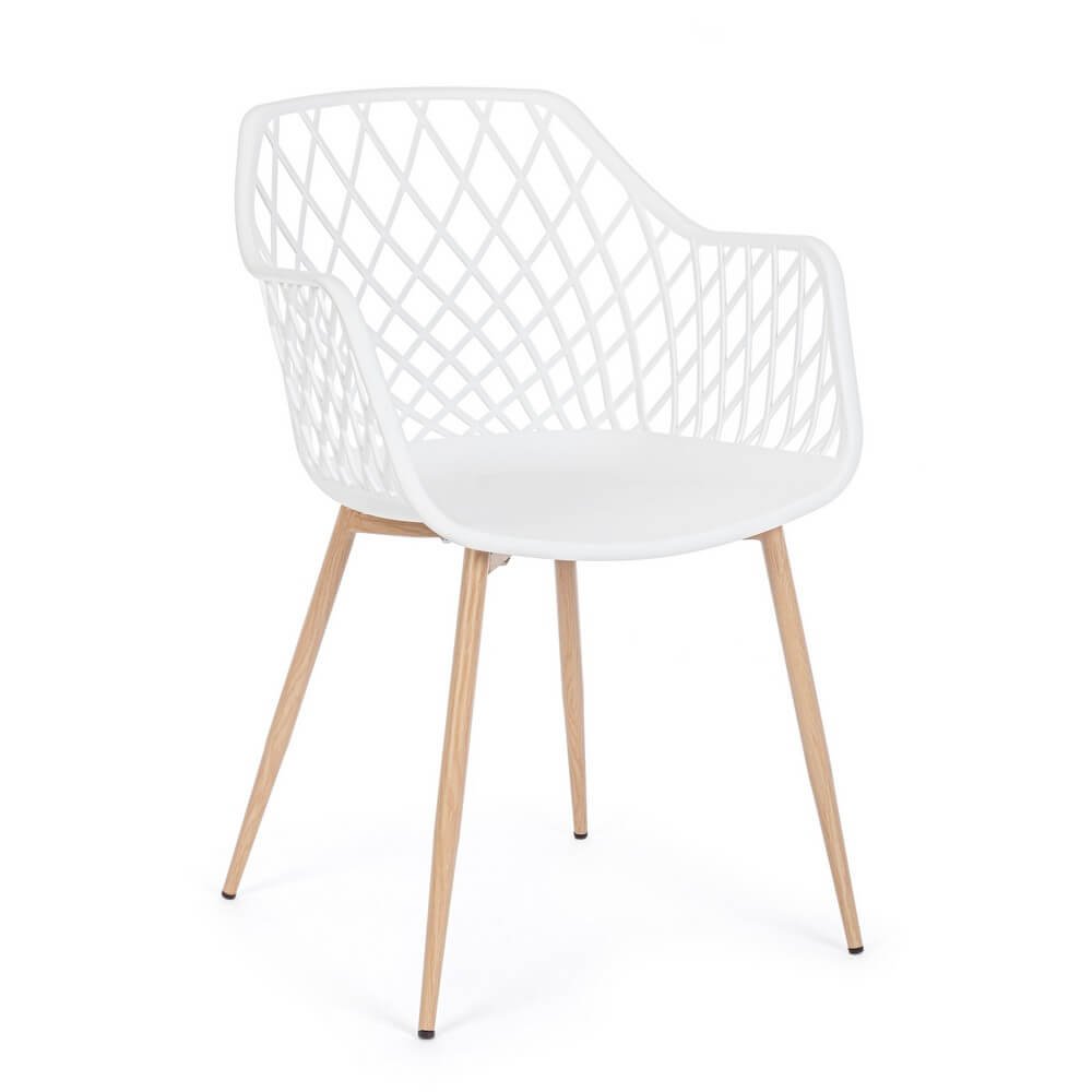 Sedia scandinava con braccioli (4 Pezzi) – EMMETT