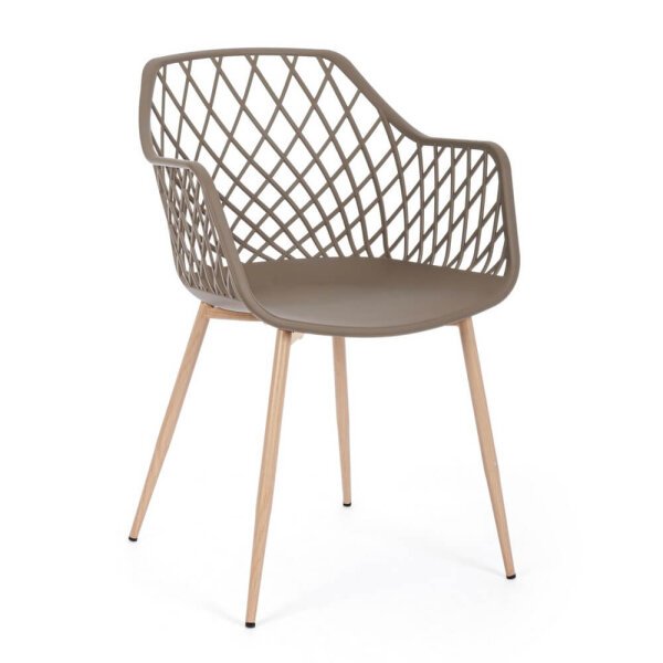 Sedia scandinava con braccioli (4 Pezzi) – EMMETT