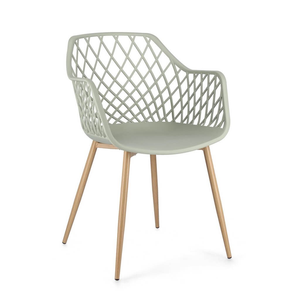 Sedia scandinava con braccioli (4 Pezzi) – EMMETT