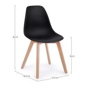 Sedia scandinava (4 Pezzi) – JASMINE